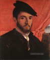 Porträt eines jungen Mannes 1526 Renaissance Lorenzo Lotto